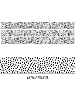 Creative Teaching Press Black Messy Dots Border, 48 Feet Per Pack, 3 Packs per BN