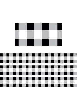 Creative Teaching Press Buffalo Check EZ Border, 48 Feet, 3 Packs per BN