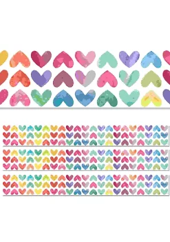 Creative Teaching Press Colorful Hearts EZ Border, 48 Feet, 3 Packs per BN -Creative Sales Shop Belk 1020