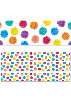 Creative Teaching Press Pom Dots EZ Border, 48 Feet, 3 Packs per BN