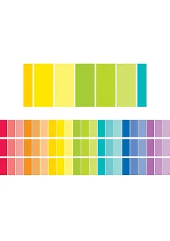 Creative Teaching Press Rainbow Paint Chip EZ Border, 48 Feet Per Pack, 3 Packs per BN