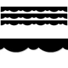 Creative Teaching Press Black Stylish Scallops Border, 35 Feet Per Pack, 3 Packs per BN