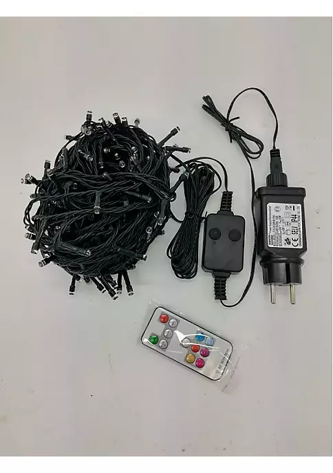 Hi-Line Gifts 65.25' Multi-Function Timed Pattern String Lights - 200 RGB LED with Remote 7 Hi-Line Gifts 65.25' Multi-Function Timed Pattern String Lights - 200 RGB LED with Remote - Image 5