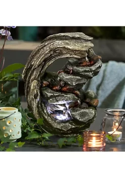 Hi-Line Gifts 13.75" Decorative Stone Waterfall Fountain