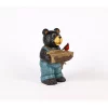Hi-Line Gifts 16" Bear Holds Birdbath with Cardinal Outdoor Garden Figurine -Creative Sales Shop Belk 130