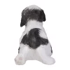 Hi-Line Gifts 14.5" Black and White Lying Shih tzu Outdoor Figurine -Creative Sales Shop Belk 142