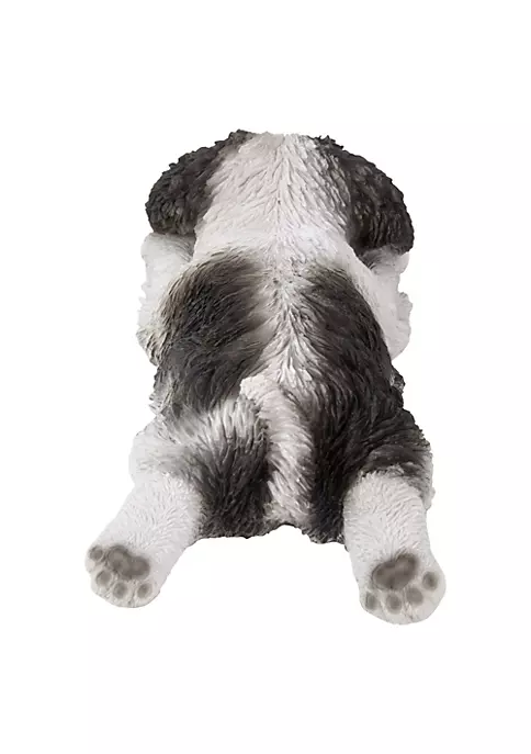 Hi-Line Gifts 8.5" Black and White Shih Tzu Puppy Sleeping Figurine 4 Hi-Line Gifts 8.5" Black and White Shih Tzu Puppy Sleeping Figurine - Image 2