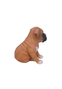Hi-Line Gifts 6.5" Brown and White Boxer Puppy Outdoor Figurine -Creative Sales Shop Belk 178
