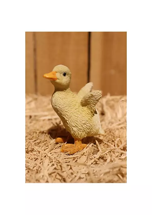 Hi-Line Gifts Set of 2 Yellow Little Duckling Decorative Outdoor Farm Statues 4.5" 4 Hi-Line Gifts Set of 2 Yellow Little Duckling Decorative Outdoor Farm Statues 4.5" - Image 2