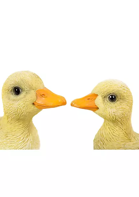 Hi-Line Gifts Set of 2 Yellow Little Duckling Decorative Outdoor Farm Statues 4.5" 7 Hi-Line Gifts Set of 2 Yellow Little Duckling Decorative Outdoor Farm Statues 4.5" - Image 5