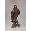 Hi-Line Gifts 26.75" Brown and Gold Sitting Eagle Garden Figurine 2 Hi-Line Gifts 26.75" Brown and Gold Sitting Eagle Garden Figurine -Creative Sales Shop Belk 217