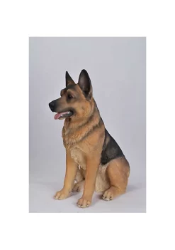Hi-Line Gifts 21" Brown and Black Large Sitting German Shepherd Outdoor Figurine Statue 10 Hi-Line Gifts 21" Brown and Black Large Sitting German Shepherd Outdoor Figurine Statue -Creative Sales Shop Belk 230