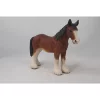 Hi-Line Gifts 22.25" Brown and White Small Draft Horse Figurine Statue -Creative Sales Shop Belk 247