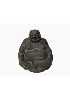 Hi-Line Gifts 16.5β Charcoal Black Religious Smiling Buddha Sitting Indoor or Outdoor Statue Decoration 11 Hi-Line Gifts 16.5β Charcoal Black Religious Smiling Buddha Sitting Indoor or Outdoor Statue Decoration -Creative Sales Shop Belk 258