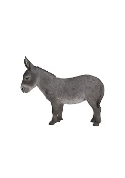 Hi-Line Gifts 18.50" Cute Gray and Brown Sitting Donkey Statue -Creative Sales Shop Belk 270