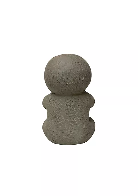 Hi-Line Gifts 13.75β Charcoal Gray Religious Lucky Japanese Jizo Indoor or Outdoor Statue Decoration 5 Hi-Line Gifts 13.75β Charcoal Gray Religious Lucky Japanese Jizo Indoor or Outdoor Statue Decoration - Image 3
