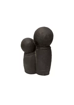 Hi-Line Gifts 14.75” Charcoal Black Religious Lucky Japanese Jizo Indoor or Outdoor Statue Decoration -Creative Sales Shop Belk 292
