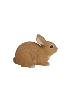 Hi-Line Gifts 9.5" Beige and White Sitting Rabbit Figurine Statue -Creative Sales Shop Belk 351