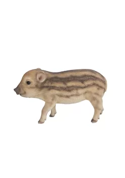 Hi-Line Gifts 8.5" Brown and Black Wild Baby Boar Statue Decoration -Creative Sales Shop Belk 374