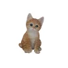 Hi-Line Gifts 8" Orange and White Sitting Tabby Kitten Figurine -Creative Sales Shop Belk 392