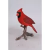 Hi-Line Gifts 8.25" Red and Black Cardinal on Branch Figurine 2 Hi-Line Gifts 8.25" Red and Black Cardinal on Branch Figurine -Creative Sales Shop Belk 4