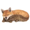 Hi-Line Gifts 17.25" Brown and White Fox Sleeping Outdoor Garden Statue -Creative Sales Shop Belk 40