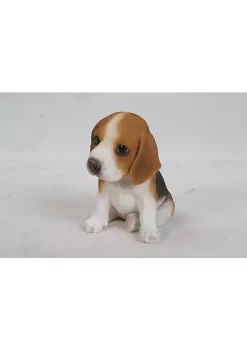 Hi-Line Gifts 6.25" White and Brown Contemporary Beagle Puppy Figurine -Creative Sales Shop Belk 409