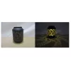 Hi-Line Gifts 5.75" Black and Yellow Decorative Solar Wave Lantern -Creative Sales Shop Belk 434