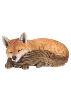 Hi-Line Gifts 17.25" Brown and White Fox Sleeping Outdoor Garden Statue 11 Hi-Line Gifts 17.25" Brown and White Fox Sleeping Outdoor Garden Statue -Creative Sales Shop Belk 44