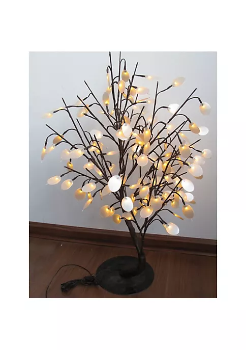 Hi-Line Gifts 32" Lighted Silver Dollar Bonsai Tree with 96 LED Lights 4 Hi-Line Gifts 32" Lighted Silver Dollar Bonsai Tree with 96 LED Lights - Image 2