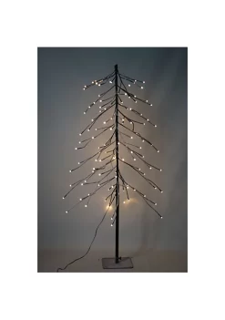 Hi-Line Gifts 3.75' Pre-Lit Pencil Functional Inverted Artificial Christmas Tree - Warm White LED Lights