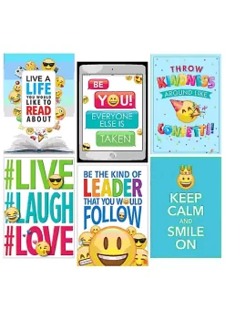Creative Teaching Press Inspire U Emoji Fun Posters, Pack of 6 per PK