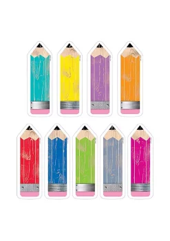 Creative Teaching Press CTP6592 6 in. Pencils Cut Outs Upcycle Style