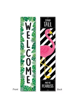 Creative Teaching Press CTP10238 Palm Paradise Welcome Double-Sided Banner, Multi Color