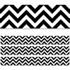 Creative Teaching Press Black Chevron EZ Border, 48 Feet, 3 Packs per BN